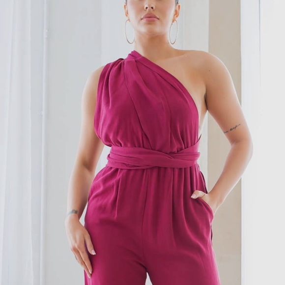 🖤 Follow Me 🖤 Maria Self-Tie Jumpsuit (S) - Picture 4 of 5